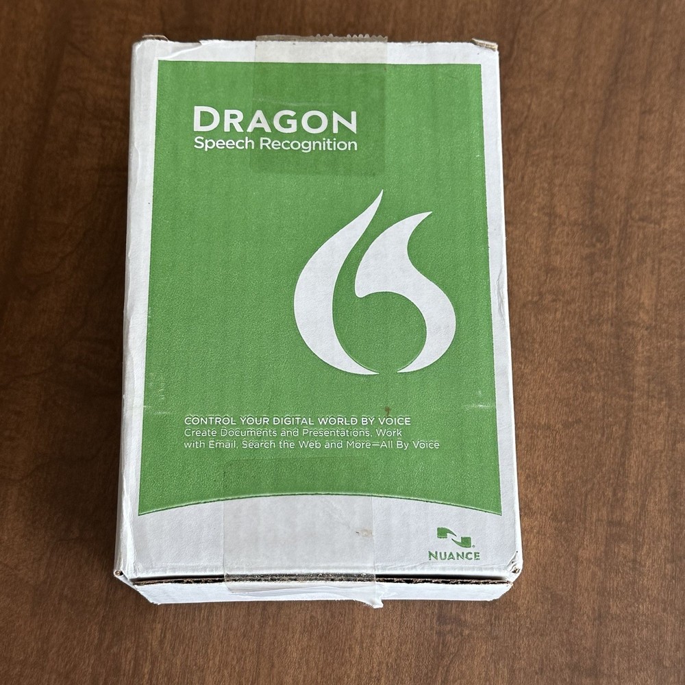 Nuance Dragon Naturally Speaking 13 Home Speech Recognition Software w/USB Adapt