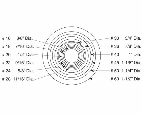 Upholstery Button 2444 5/8" Dia. Style 44 Combo - Wire Eye with Soft Shells -