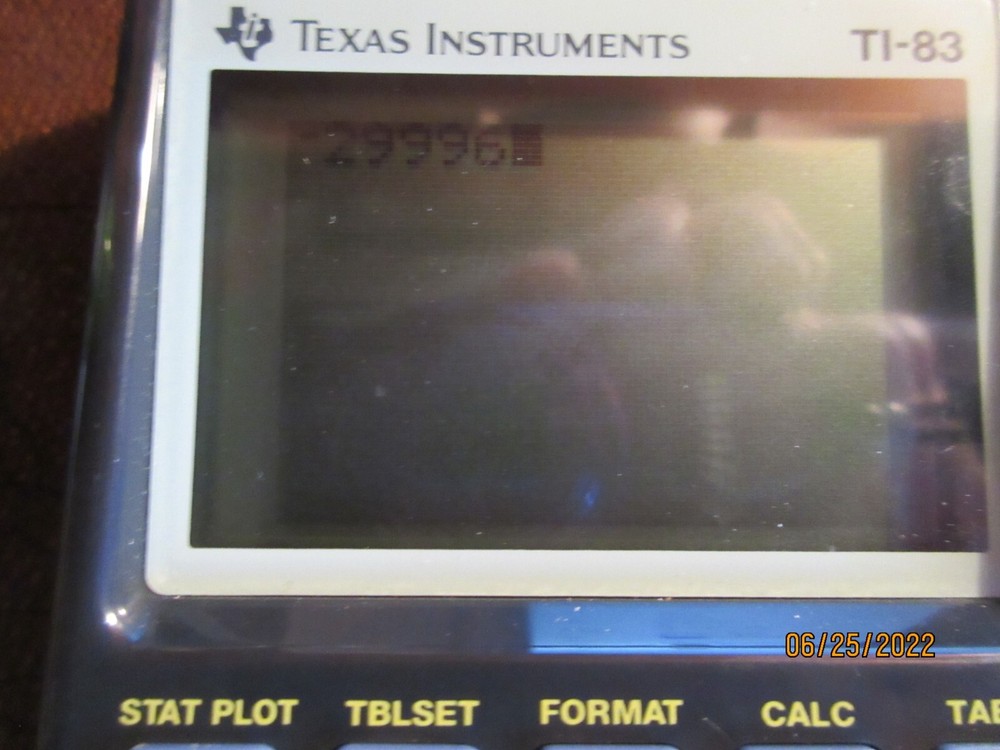 Used Texas Instruments TI-83 Graphing Calculator Tested / Powers on Works