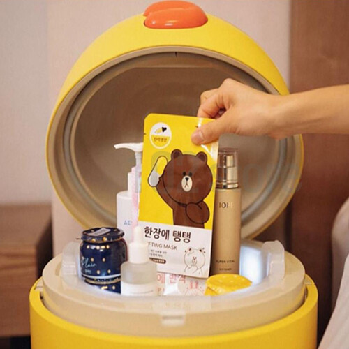 Line Friends Mini Refrigerator Cosmetic Storage Bluetooth Speaker 31L -Express