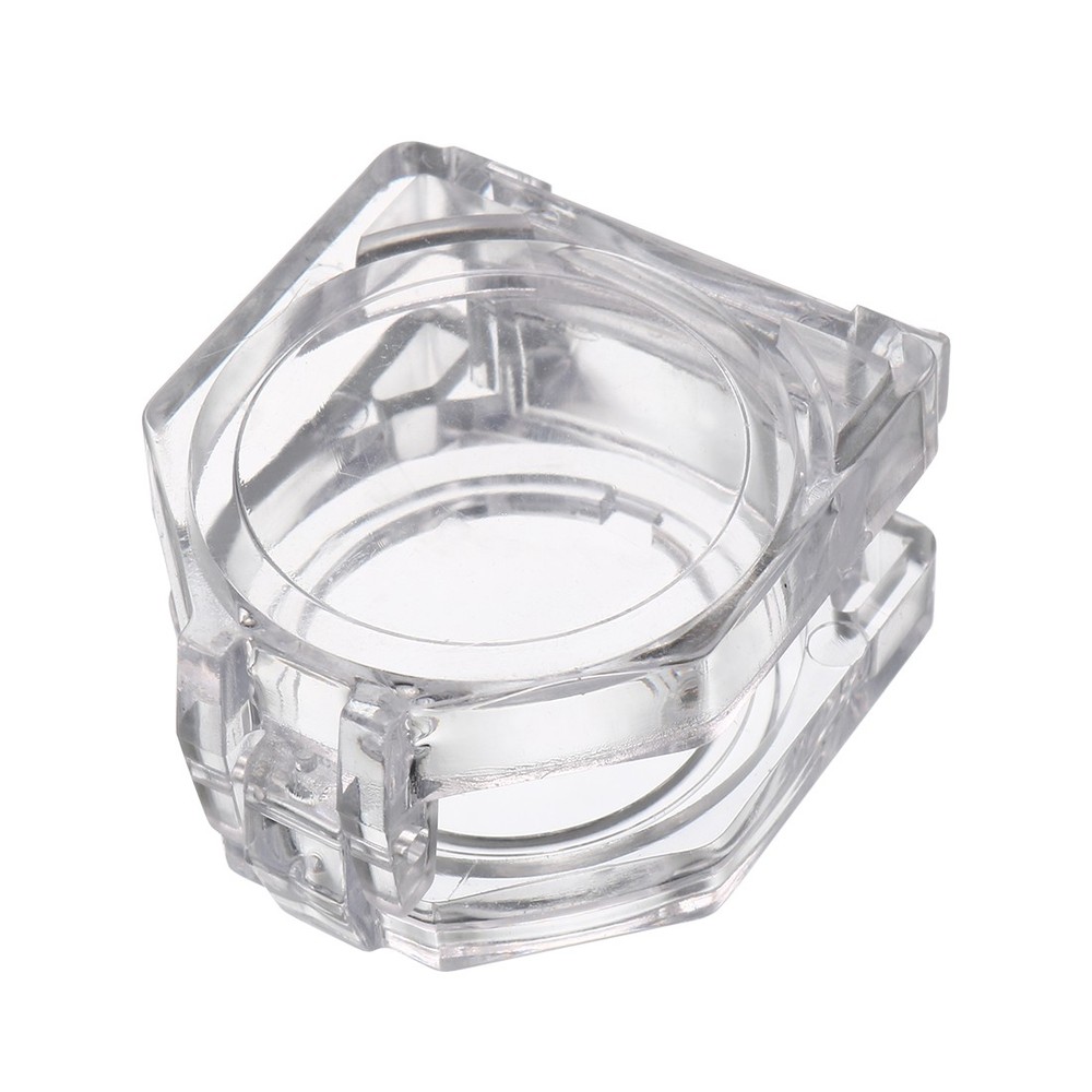 2pcs Transparent Plastic Switch Case Protector for 22mm Dia Push Button Switch