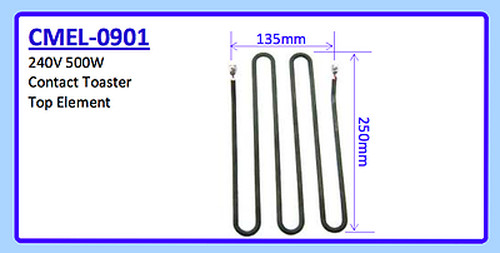 240V 500W CONTACT TOASTER TOP ELEMENT CMEL-0901