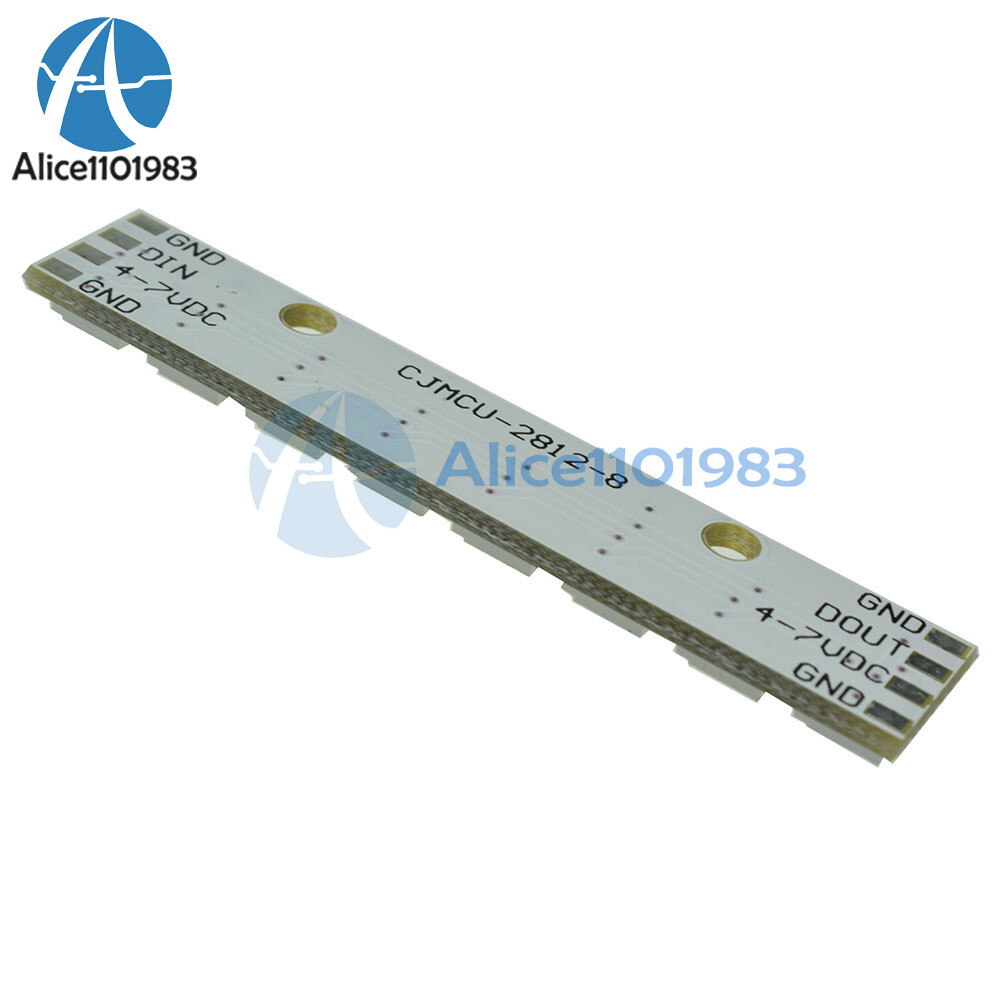 10PCS WS 2812 2811 5050 RGB LED Lamp Panel Module 5V 8-Bit Rainbow LED Precise