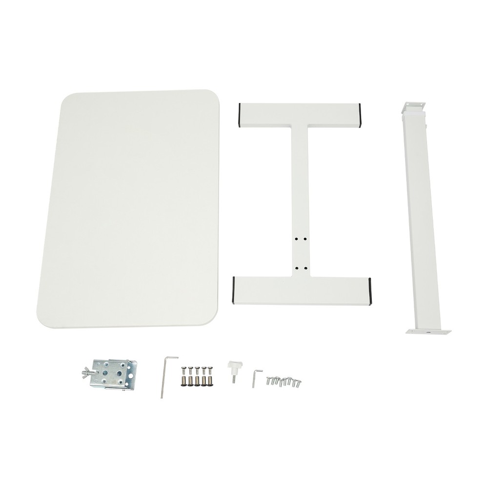 Bedside Table Adjustable Hospital & Home Use Bed Table Rolling Laptop Table