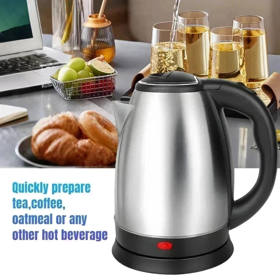 Electric Water Kettle New 2L Hot Water Kettle Stainless Steel Hot Boil Tea Maker
