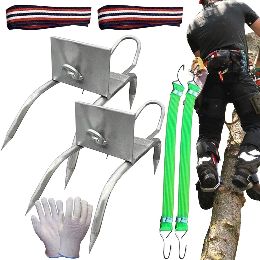 Tree Climbing Spikes For Tree Work Secure Fit Portable Gear Equipment Tree