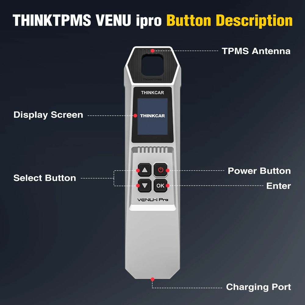 ThinkTPMS VENU iPro Activate Relearn Program TPMS Sersor Work W/ Thinkscan 689BT