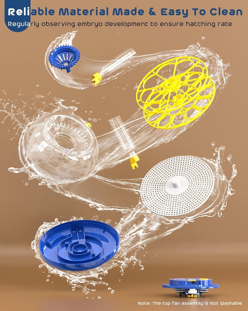 18-Egg Automatic Incubator with Humidity Control for Hatching Various Birds