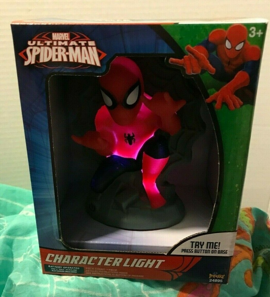 NEW ~ IMPERIAL ~ MARVEL ULTIMATE SPIDER-MAN ~ CHARACTER LIGHT ~ AGE 3+