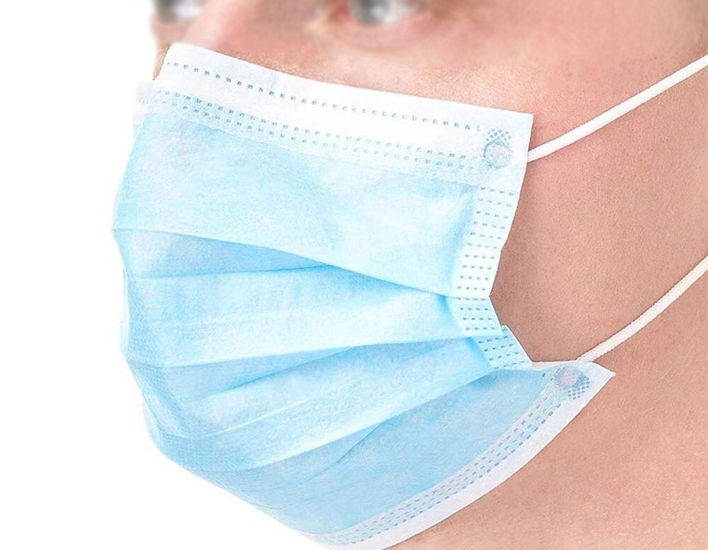 Face Masks Blue Pack - 50 Pieces