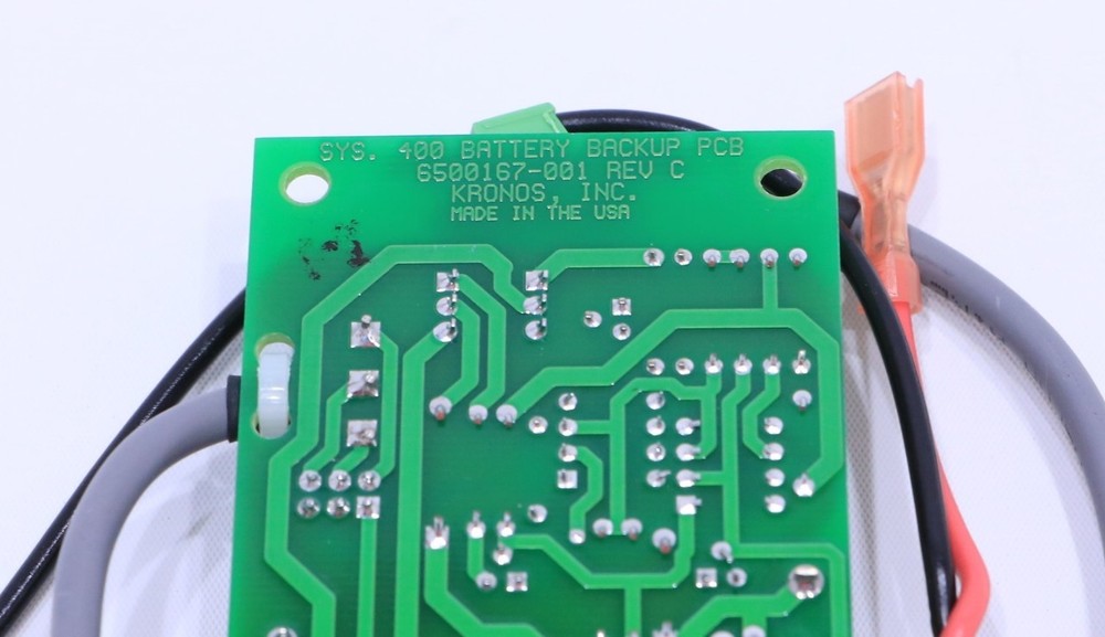 KRONOS 6500167-001 BATTERY BACK UP PCB BOARD