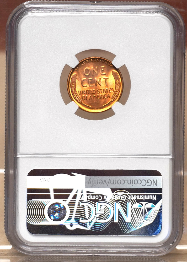 1941 LINCOLN WHEAT CENT NGC MS65RD