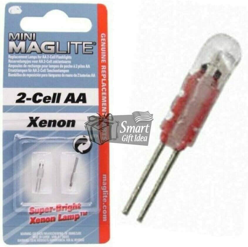 Replacement Lamps for -Cell AA Mini Flashlight, -Pack