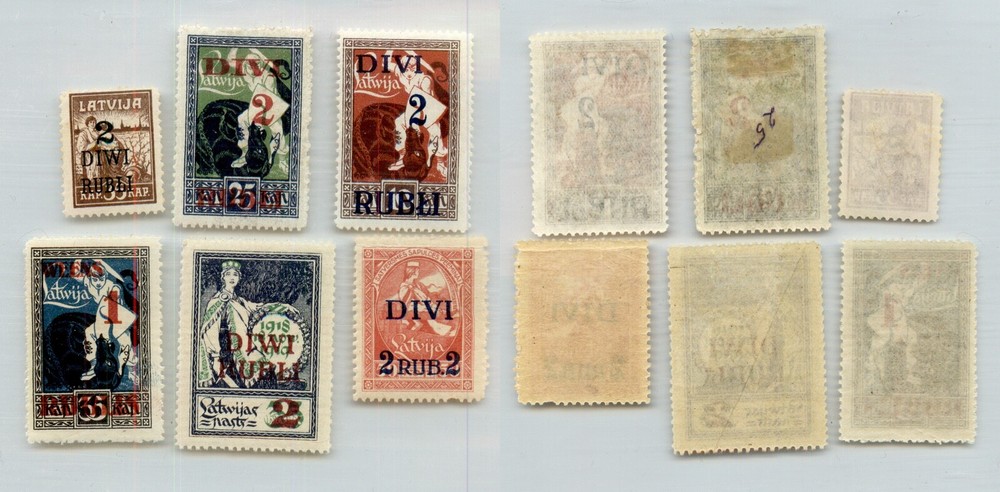 Latvia  🇱🇻 1919 SC 86-93 mint. rtc7419