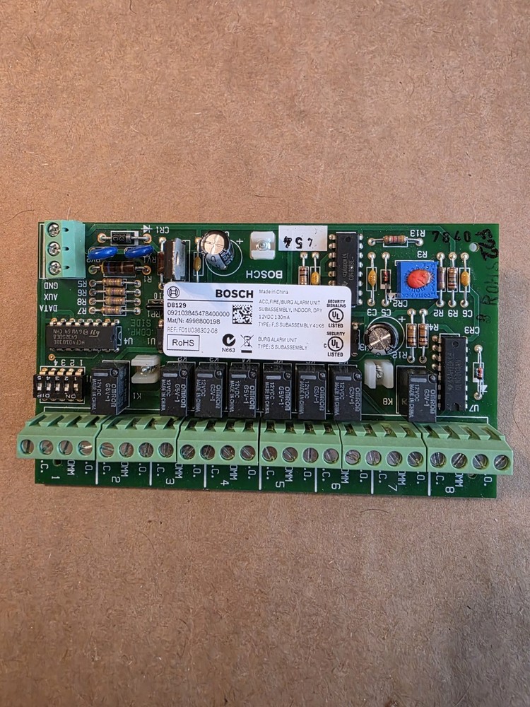 Bosch D8129 Octo-Relay Module - Used