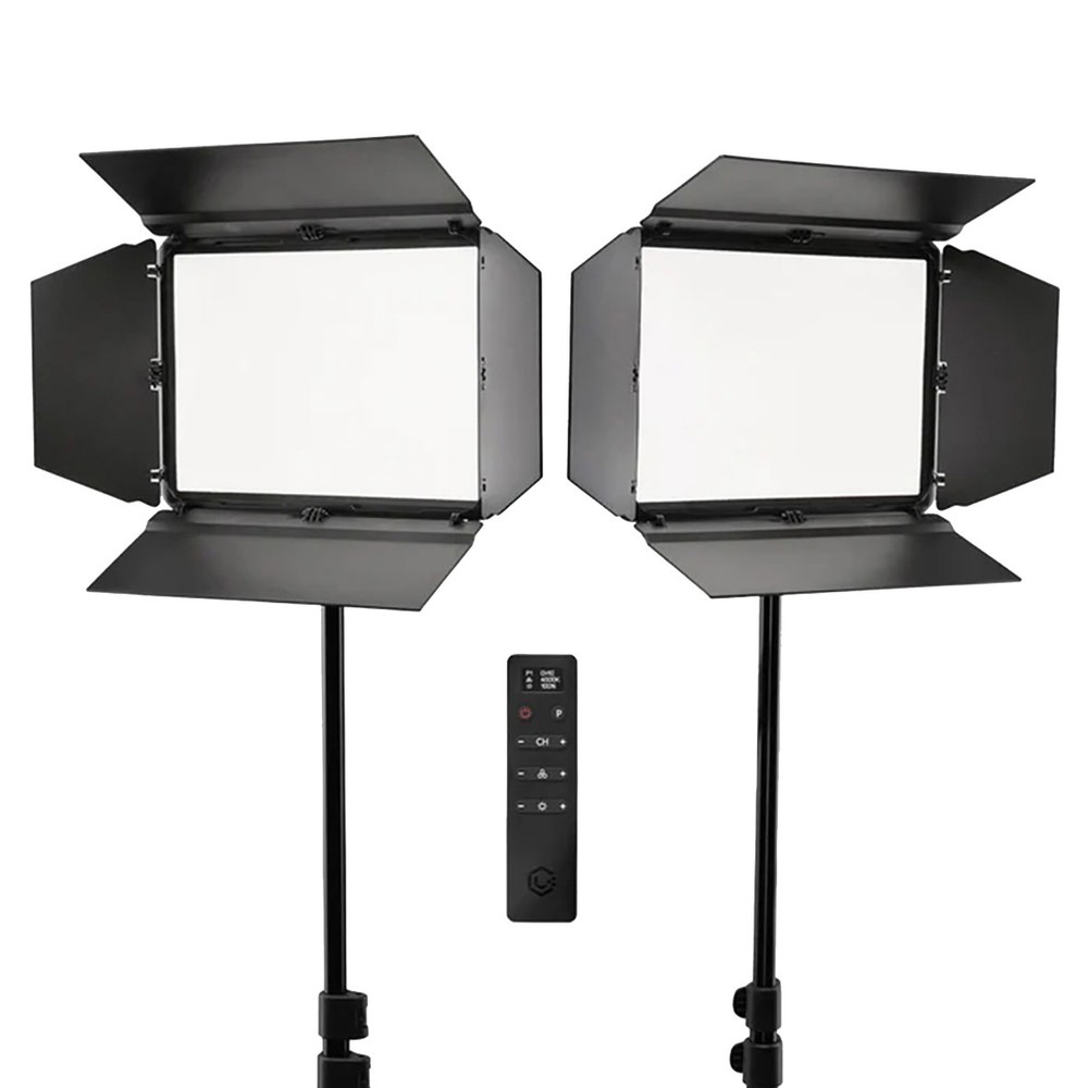 Lume Cube Studio Panel LED 2-Light Kit with Barndoors and Stand