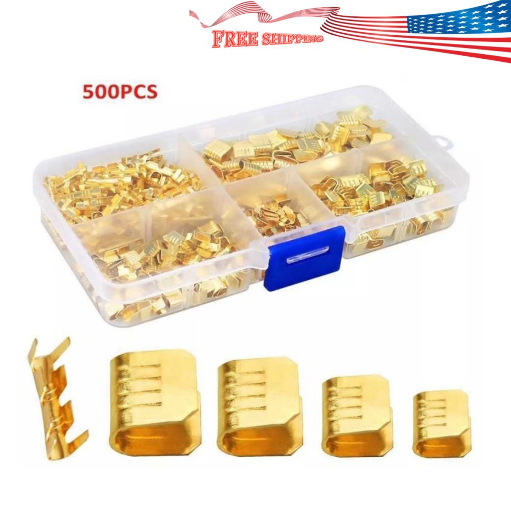 U-shaped Crimp Terminal Wire Docking Quick Connectors 500PCS