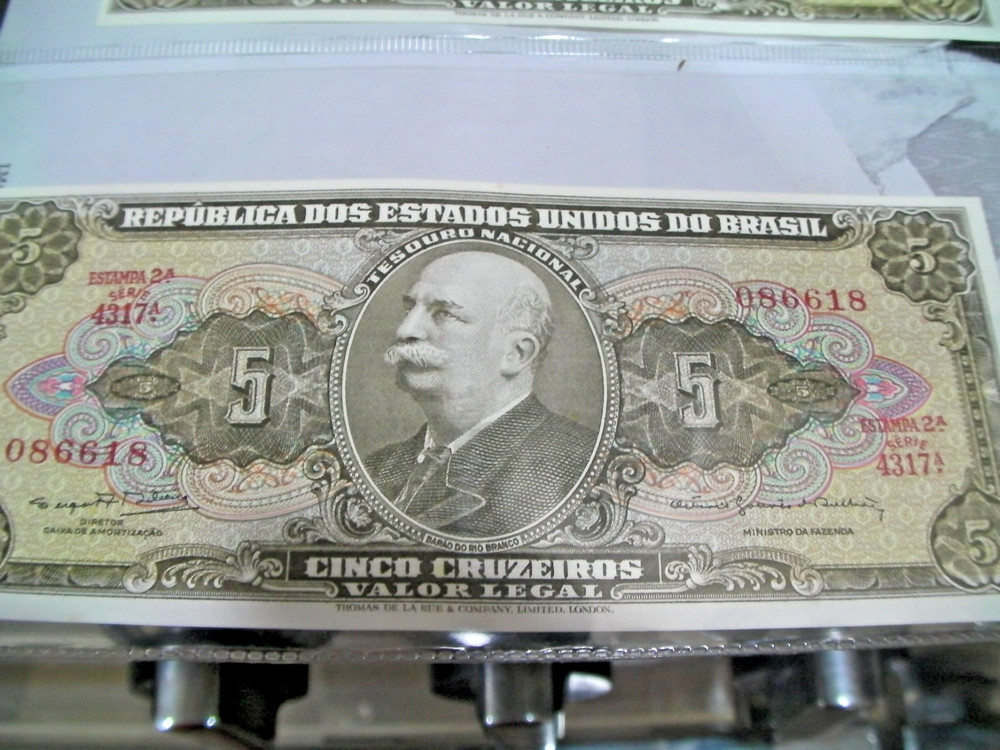 BANK NOTES WORLD 3 NOTES G46 BRASIL,PARAGUAY