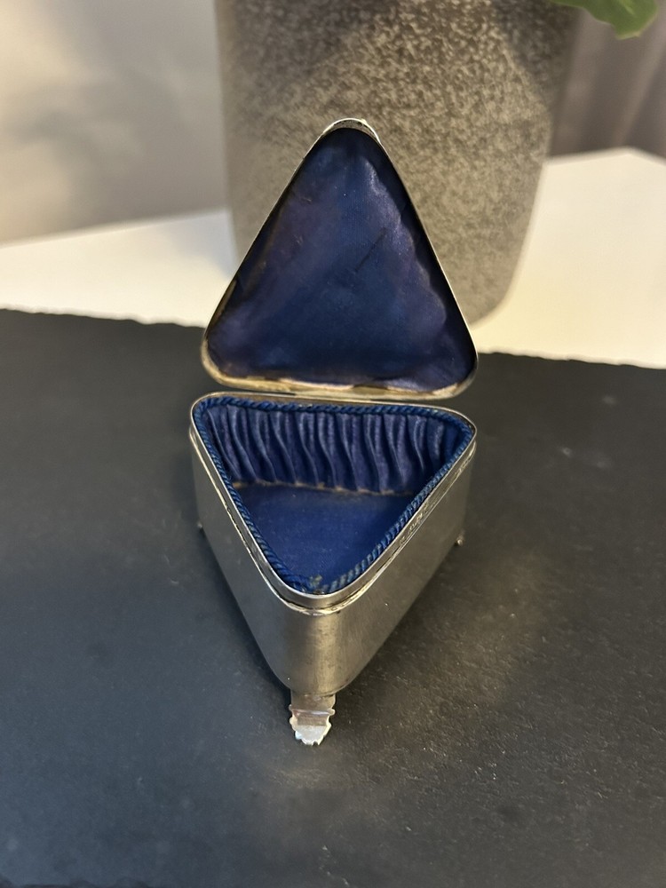 Sterling Silver Jewellery Box Birmingham 1920
