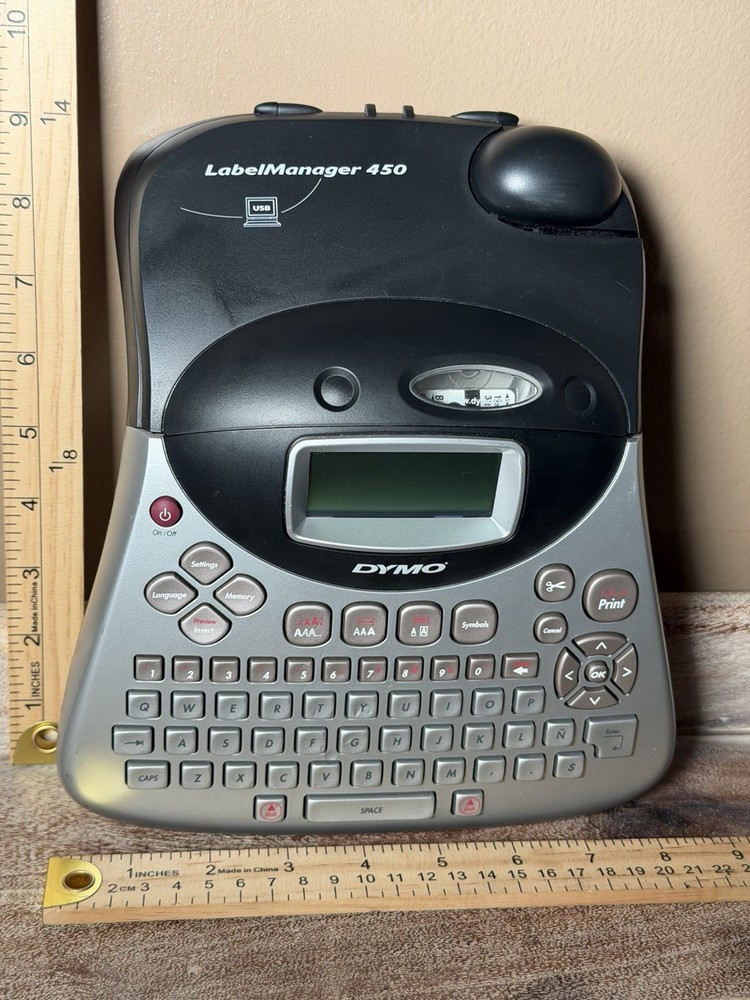 Dymo LabelManager 450D Label Thermal Printer - Tested & Works GREAT!