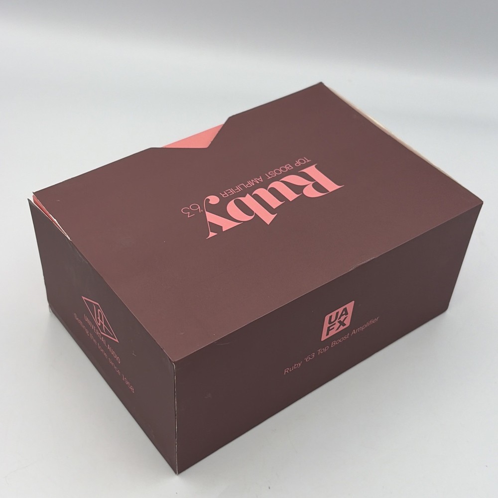 Universal Audio Ruby '63 Top Boost Amplifier Pedal Open Box w/ Box