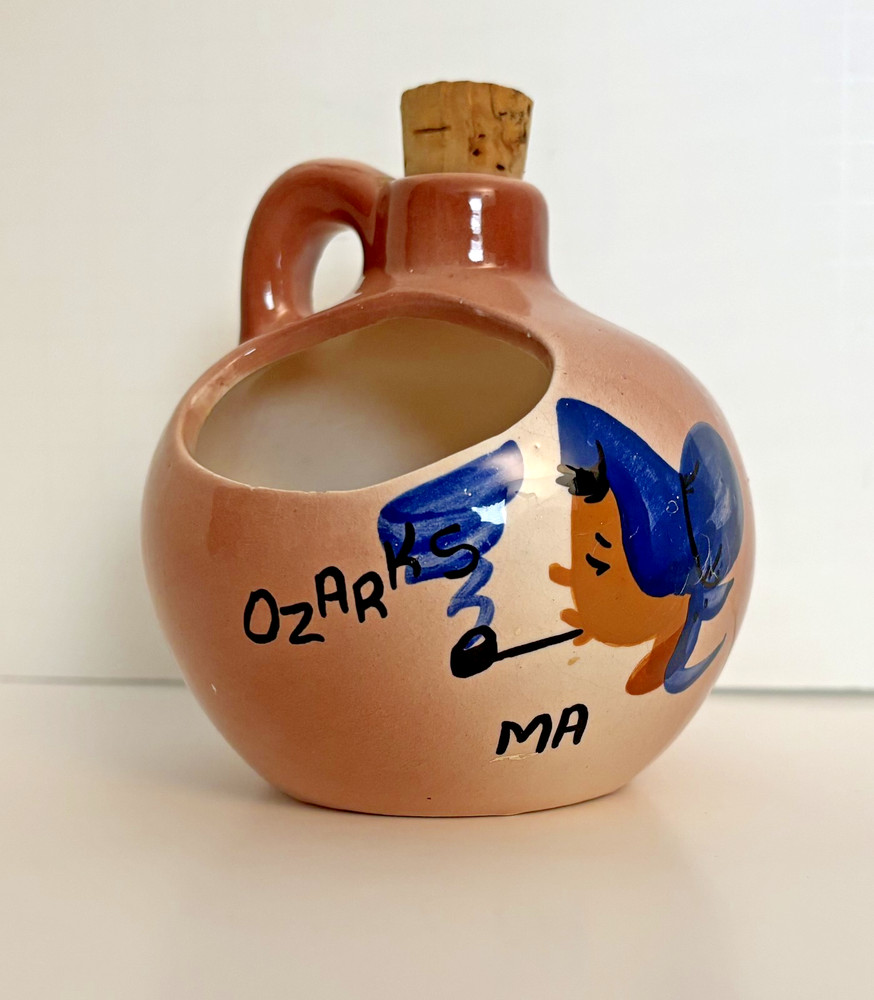 RARE VINTAGE CERAMIC “OZARK MA” SUGAR BOWL