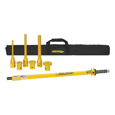Slide Sledge 211403 Slide Hammer Sledge, 21 Lb., 46", W/ 6 Tips