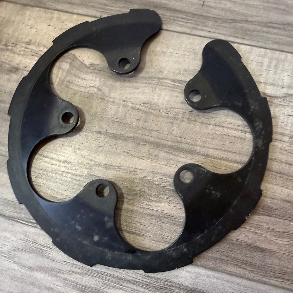 Girvin Rock Ring Bash Guard Chainring Protector 94BCD Black Aluminum