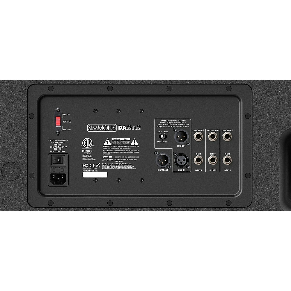 Simmons DA2112 Advanced Drum Amplifier - New, Free Shipping