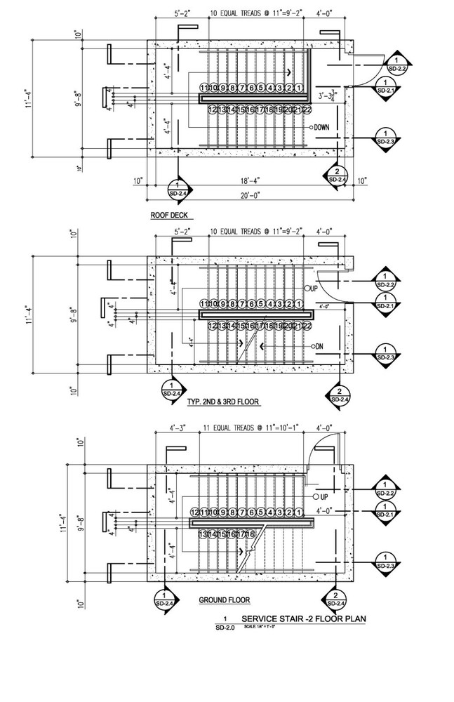 Stair shop drawings