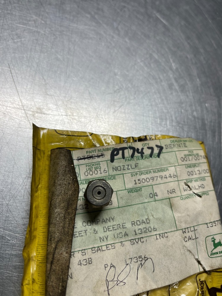 PT7477 Genuine OEM John Deere NOZZLE