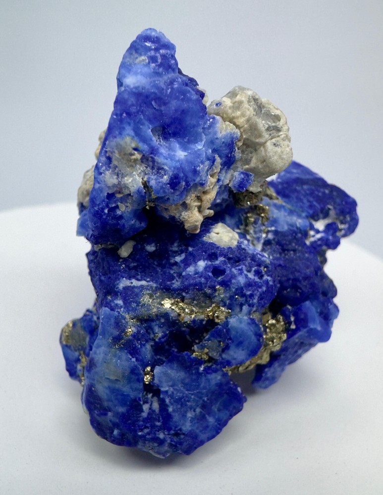 35 Gram Fluorescent Phosphorescent Blue Hackmanite W/ Pyrite & Unknown
