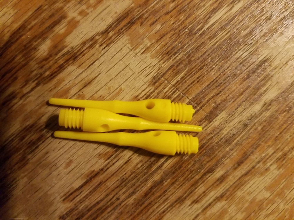 Viper Dart Accessory Tufflex III yellow 2BA Thread Soft Tip Dart Points