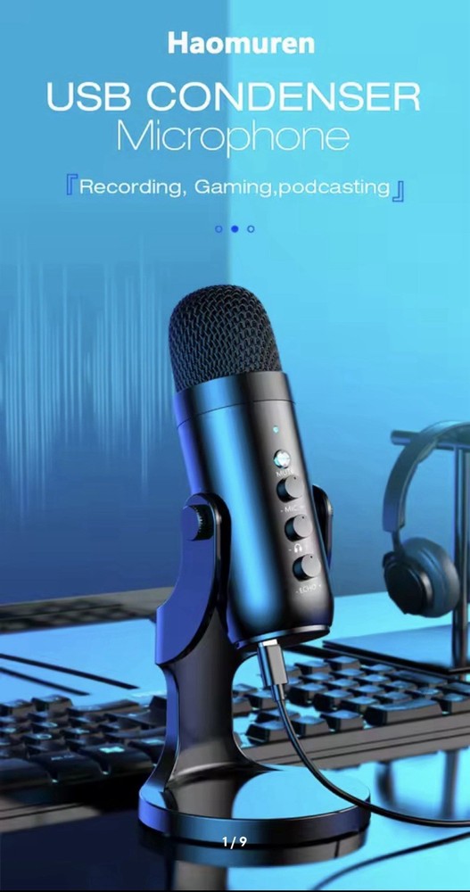 USB Microphone for PC Mac Gaming Recording Stream Podcast, Computer Condenser Mi