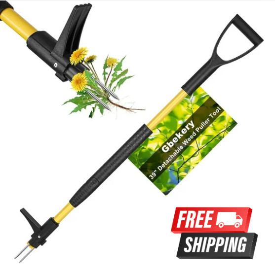 Weeder Puller Tool Stand Up Weed Tool with Long Handle Garden Weed Remover Tool