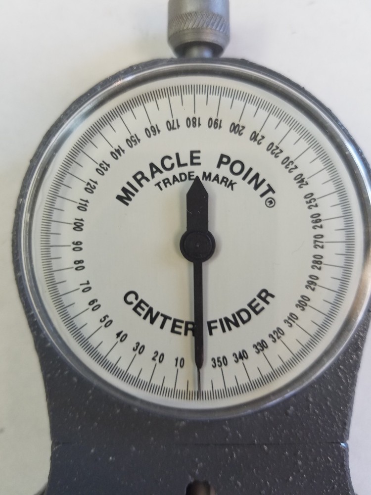 Protractor Angle indicator centering head 360degree CW #900-02 Miracle Point