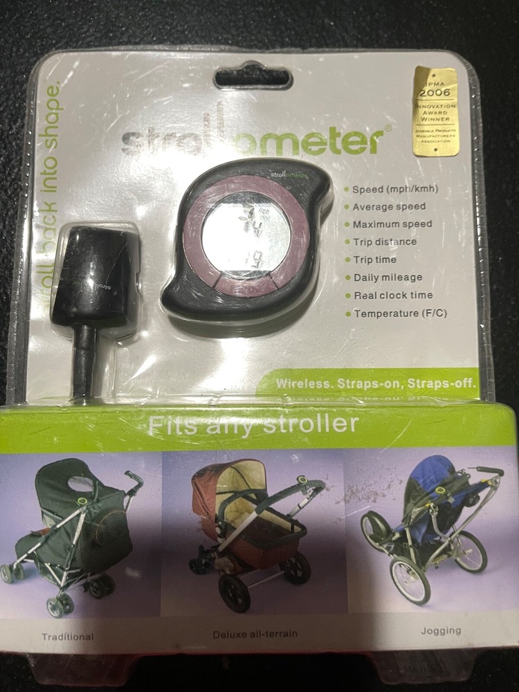 Strollometer Wireless Stroller Speedometer/Odometer