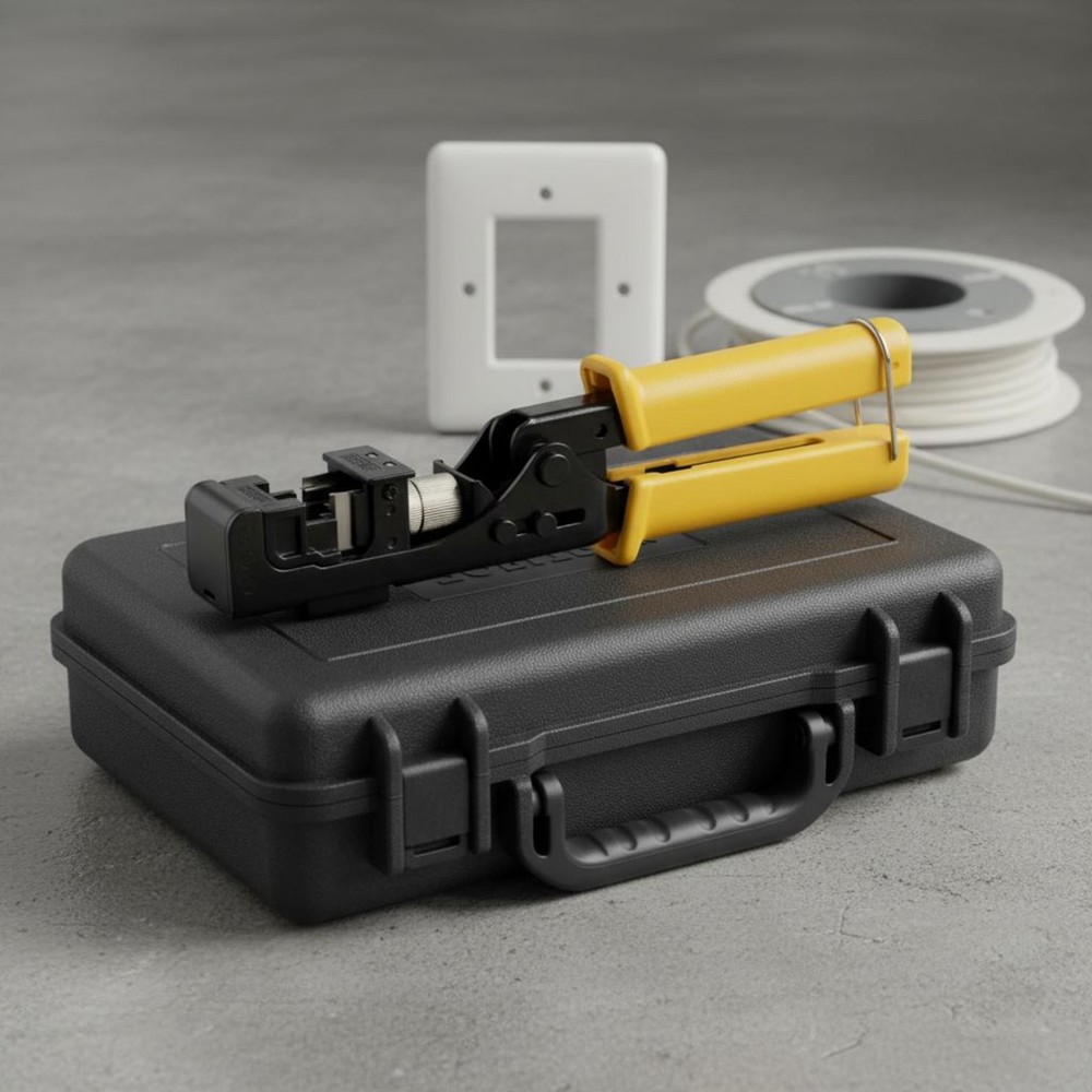 RJ45 Module Crimping Tool Single-Hand Operation Modular Connector