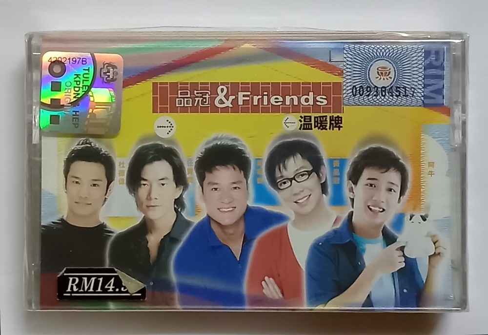 品冠 杜德伟 任贤齐 周华健 阿牛 温暖牌 滚石唱片 全新未拆封马来西亚版卡帶磁带 Malaysia Cassette Brand New (607)
