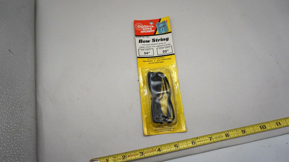 NEW OUTERS ASTRO ARCHERY  BOW STRING RECURVE LONG BOW  54" bow , string 50" 7003