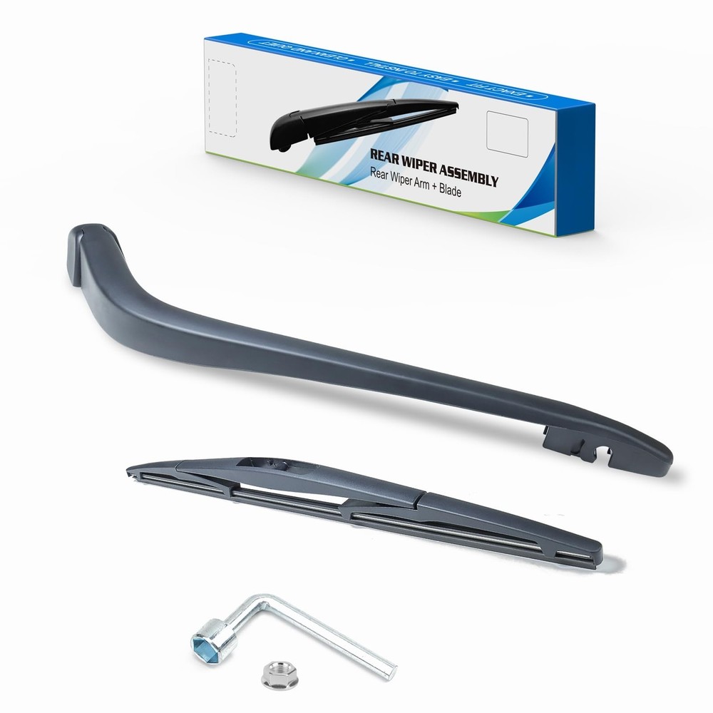 Rear Windshield Wiper Blade Arm Set for 2001-2008 Models, Easy Install, OEM Qual
