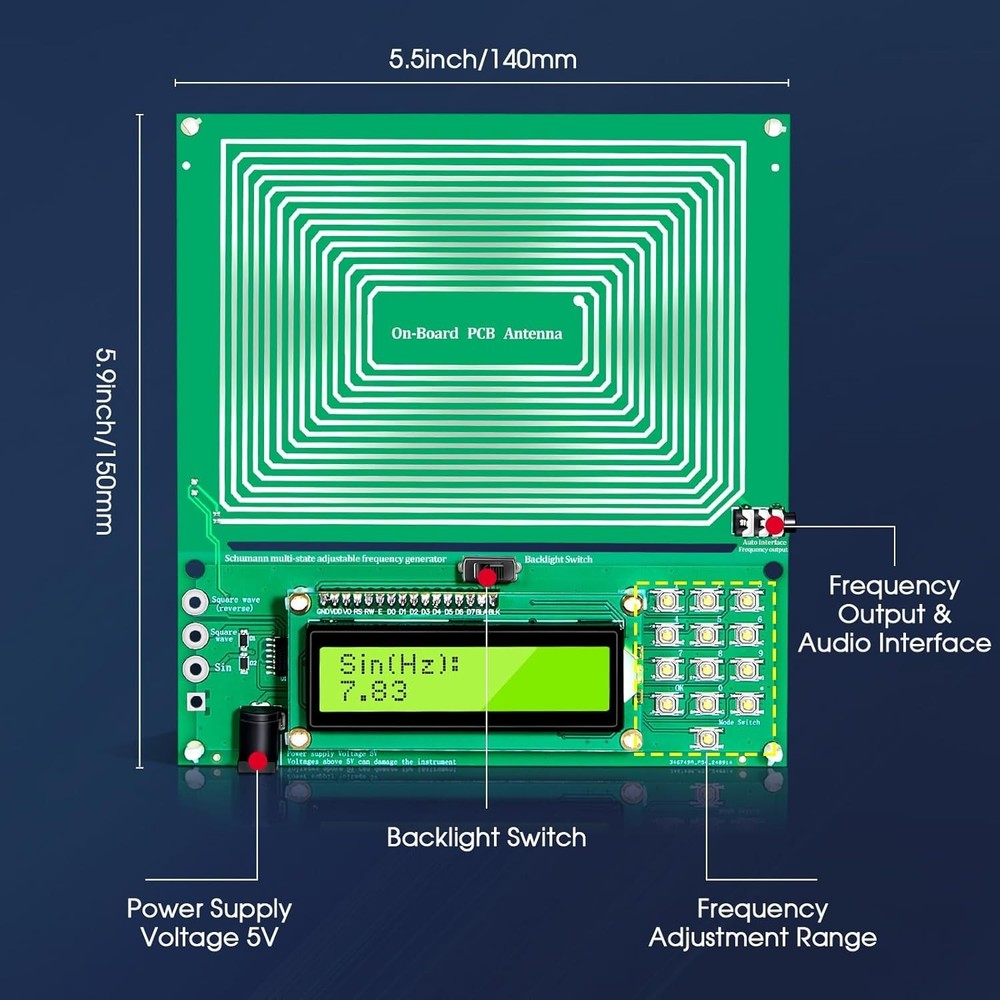 Earth's Natural Frequency Schumann Generator
