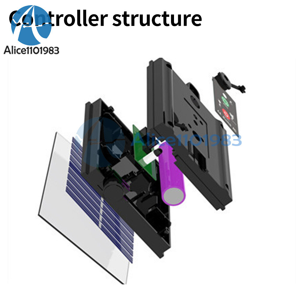 3V/24V Solar Panel Case w/ DC Charging Solar Lamp String Circuit Control Board