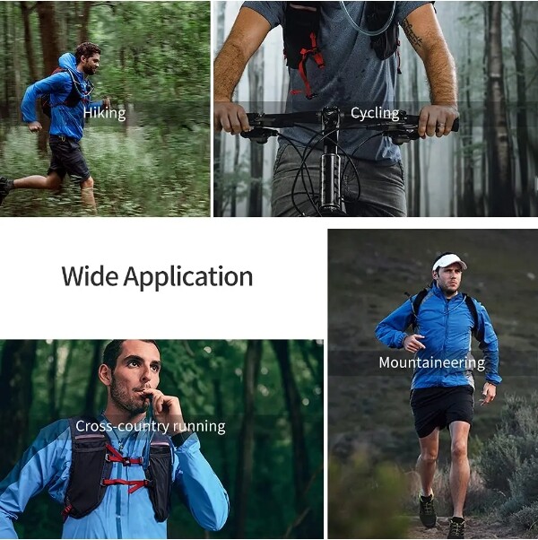 2L Hydration Bladder Water Storage Drinking Bag Reservoir Hydration Pack Pouch