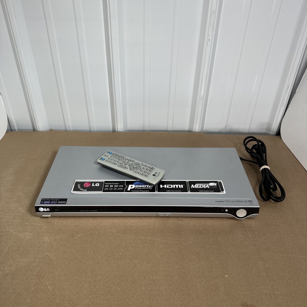 LG DN788 DVD/CD Player With Remote Tested Working!