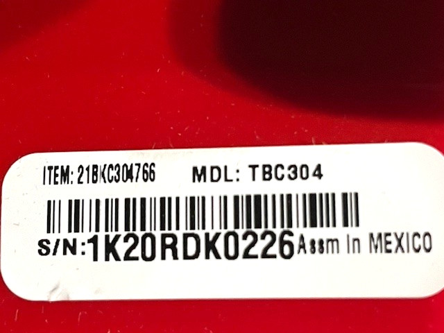 TROY-BILT TBC304 Front-Tine Tiller Handle Bar Knobs, Bolt, Washers OME NEW