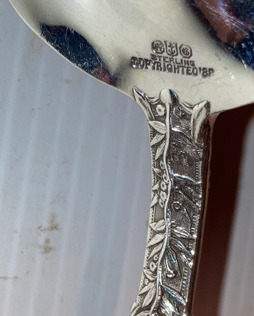 Vintage Gorham Sterling Silver Versailles Serving Fork 9”