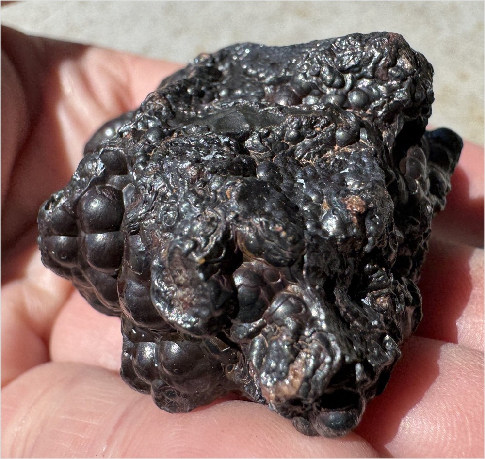 1/4lb+ Natural Botryoidal HEMATITE Specimen - Grounding, Divine Light