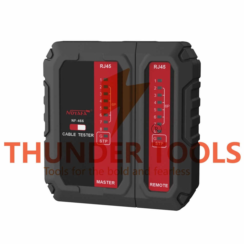 Thunder Tools NOYAFA NF-466 Network Cable Tester POE Wire Checker Launcher