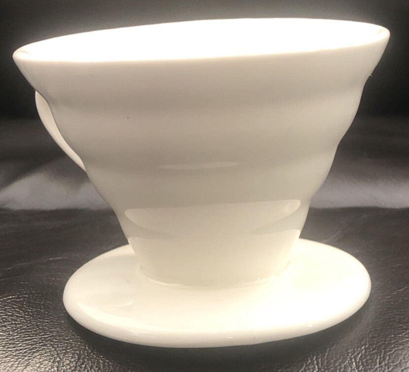 Ceramic Coffee Dripper Classic White Quick Easy Brew